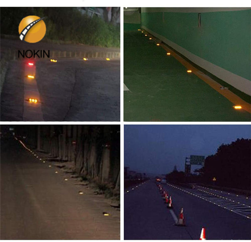 Embedded Solar Road Marker Light With 40 Tons Compressive 
